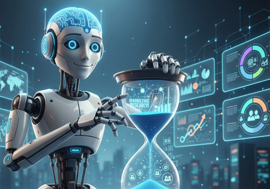 pazar analizi yapan bir robot