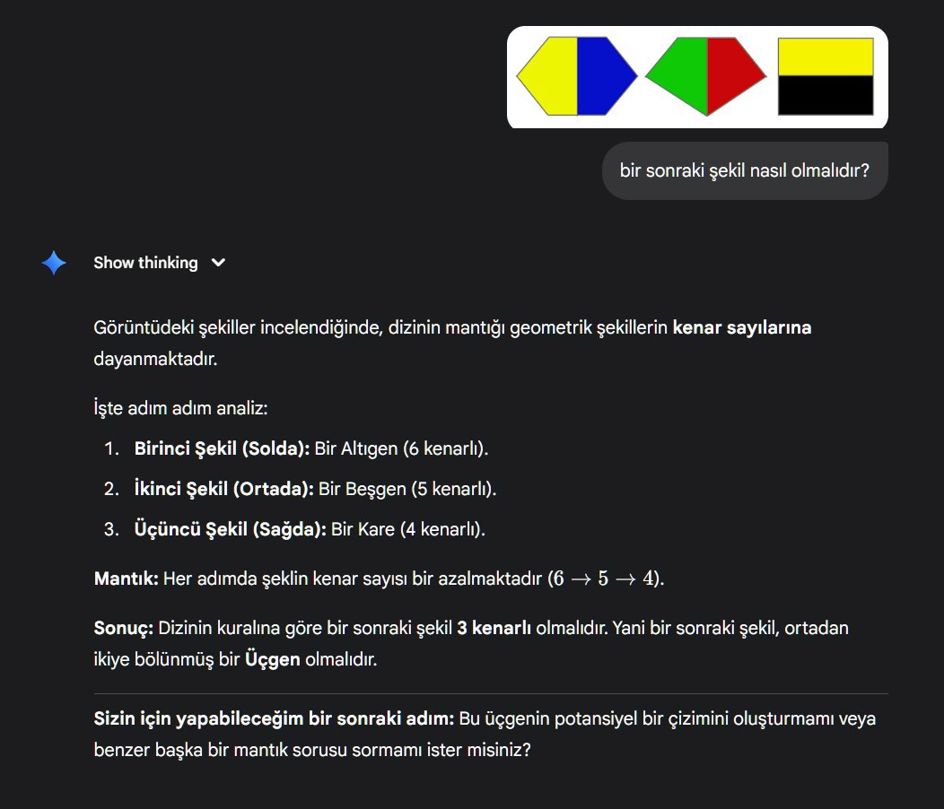 gemini 3 pro yapay zeka sorusu